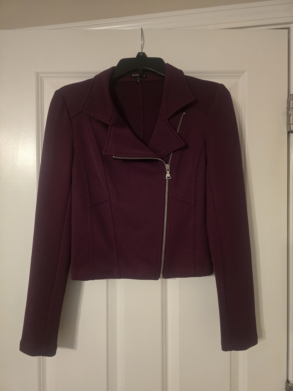 Express Women's Plum Moto Jacket